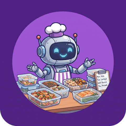 PeluChef preparando un Meal Prep para varios días